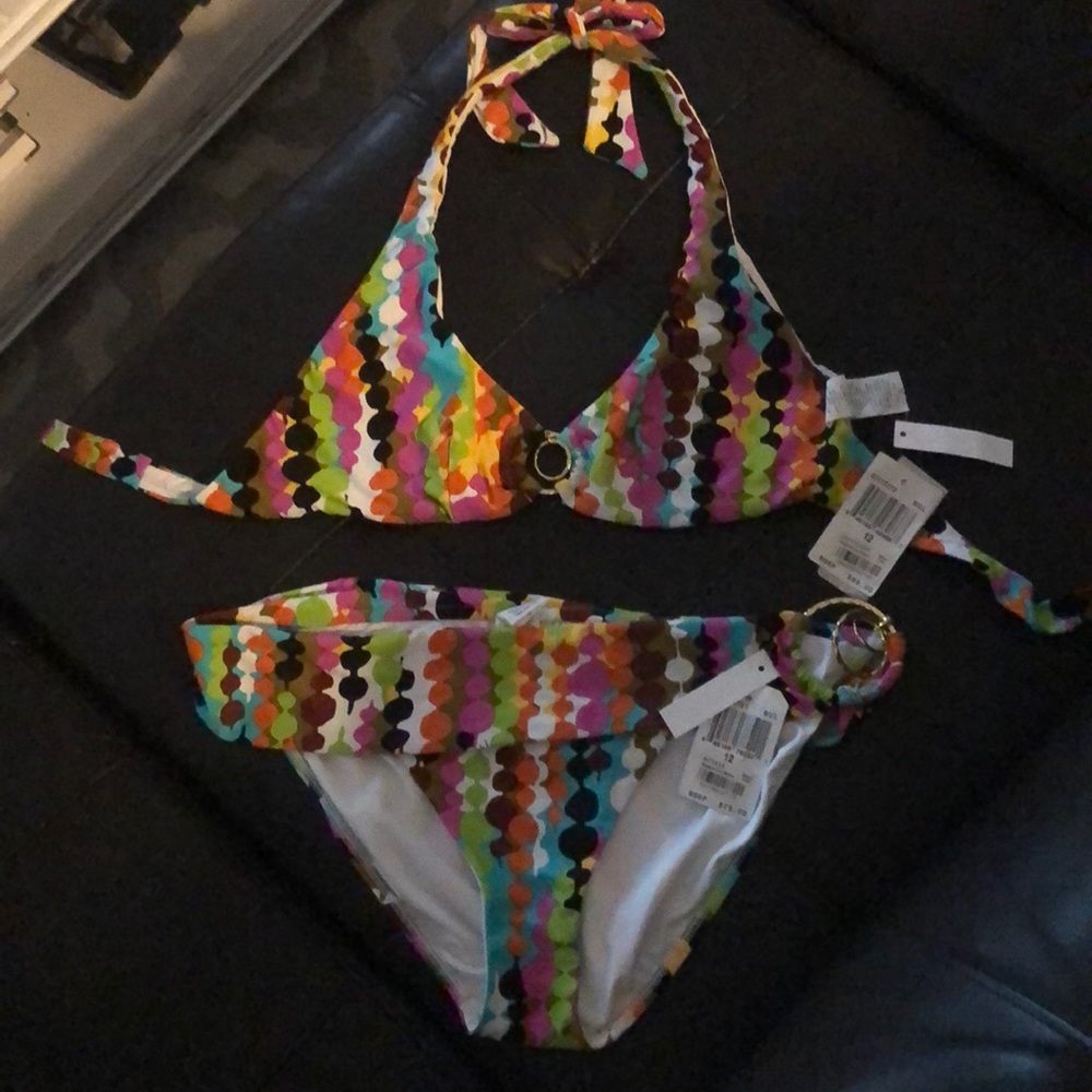 Trina Turk Bikini Swim New With Tags NWT Size 12
